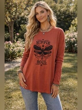 042 NWT Hippie Soul Top